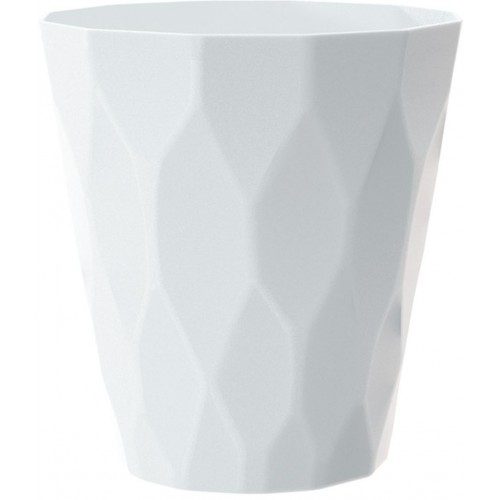 PROSPERPLAST ROCKA Doniczka 14 cm, biały DROC140