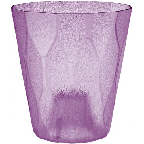 PROSPERPLAST ROCKA Doniczka 17 cm, przezroczysty fiolet DROC170P PROSPERPLAST ROCKA Doniczka 17 cm, przezroczysty fiolet DROC170P