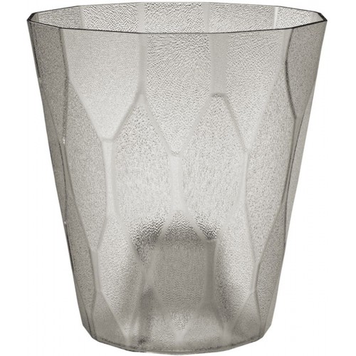 PROSPERPLAST ROCKA Doniczka 17 cm, przezroczysty szary DROC170 PROSPERPLAST ROCKA Doniczka 17 cm, przezroczysty szary DROC170
