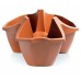Prosperplast CROWN Doniczka balkonowa, 48cm, 16l, terakota DCRO480