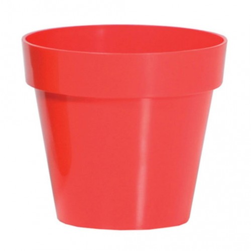 PROSPERPLAST CUBE SHINE Doniczka 2,2l koral DCUB170S PROSPERPLAST CUBE SHINE Doniczka 2,2l koral DCUB170S