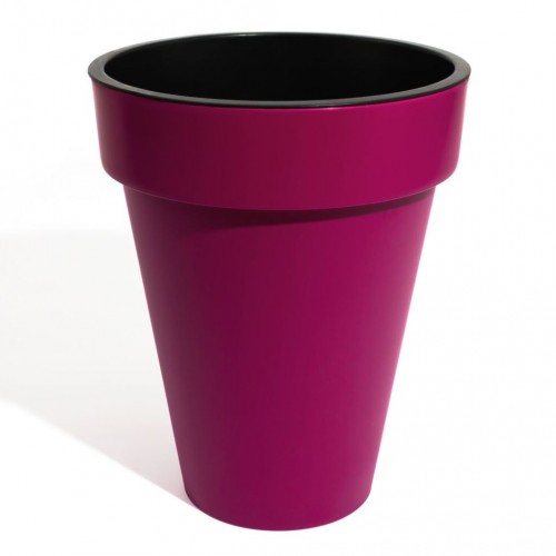 PROSPERPLAST CUBE SLIM Doniczka na kwiaty 18/25 l, fuksja DCUS355