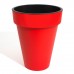 PROSPERPLAST CUBE SLIM Doniczka na kwiaty 40 / 55l, koralowa DCUS460