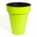 PROSPERPLAST CUBE SLIM Doniczka na kwiaty 8/12 l, limetka DCUS280