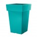 Prosperplast LOFLY SQUARE Doniczka 23,4x23,4x35,6cm tyrkys DLOFQ240