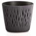 Prosperplast SANDY ROUND Doniczka 26,2 cm, antracyt DSR260