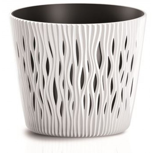 Prosperplast SANDY ROUND Doniczka 15,8 cm, biały DSR160