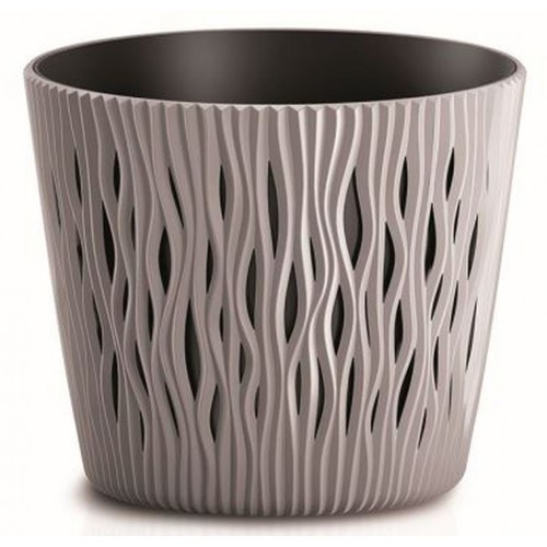 Prosperplast SANDY ROUND Doniczka 15,8 cm, mocca DSR160 Prosperplast SANDY ROUND Doniczka 15,8 cm, mocca DSR160
