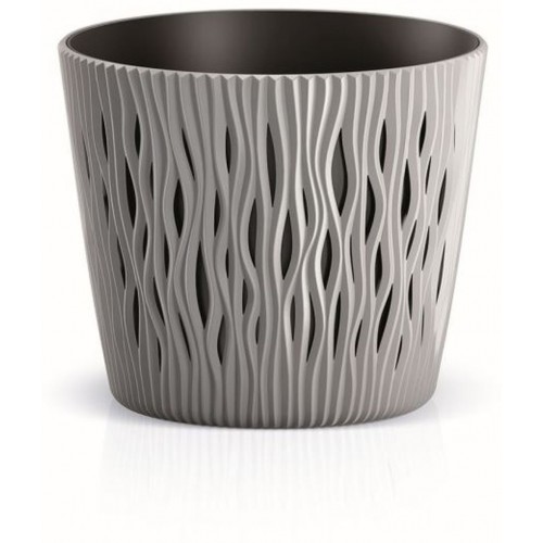 Prosperplast SANDY ROUND Doniczka 22,5 cm, szary DSR220