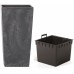 Prosperplast URBI SQUARE EFFECT Doniczka 22 cm, antracyt DURS225E