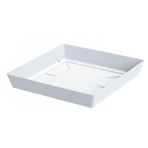 PROSPERPLAST LOFLY miska pod doniczkę 20x20x3,2cm, ter 20 cm, biała PPLFQ200 PROSPERPLAST LOFLY miska pod doniczkę 20x20x3,2cm, ter 20 cm, biała PPLFQ200