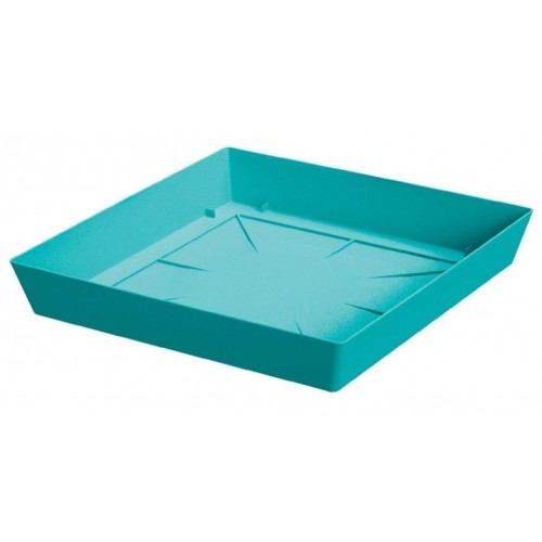 PROSPERPLAST LOFLY miska pod doniczkę 24,5 cm, turkus PPLFQ245 PROSPERPLAST LOFLY miska pod doniczkę 24,5 cm, turkus PPLFQ245