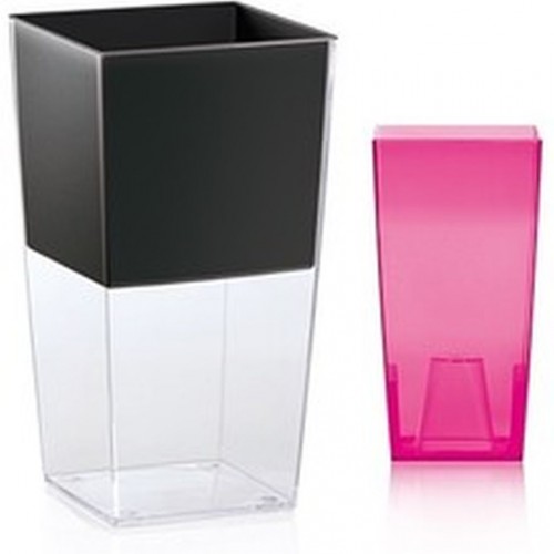 PROSPERPLAST URBI SQUARE P doniczka 4l, różowy DURS140P