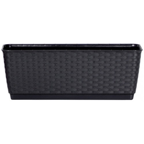 Prosperplast RATOLLA P Skrzynka z podstawką 38,6x15,4x14,2cm antracyt DRL400P Prosperplast RATOLLA P Skrzynka z podstawką 38,6x15,4x14,2cm antracyt DRL400P