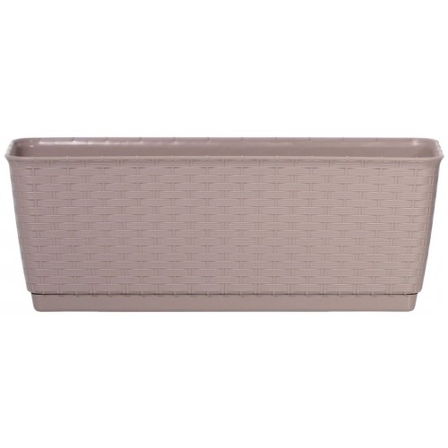 Prosperplast RATOLLA P Skrzynka z podstawką 49,2x17,2x17,4cm mocca DRL500P Prosperplast RATOLLA P Skrzynka z podstawką 49,2x17,2x17,4cm mocca DRL500P
