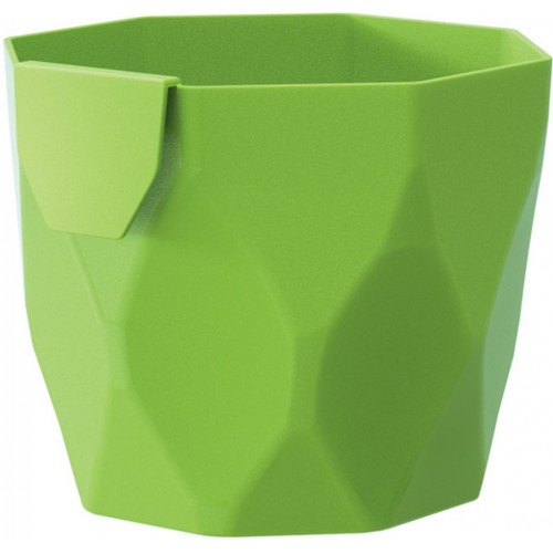 PROSPERPLAST ROCKA Doniczka 12,6 cm, limonka DROC125 PROSPERPLAST ROCKA Doniczka 12,6 cm, limonka DROC125