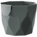 PROSPERPLAST ROCKA Doniczka 12,6 cm, szary kamień DROC125