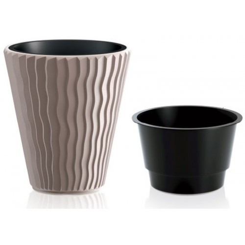 Prosperplast SANDY Doniczka 29,7cm, 13l, mocca DBSP300