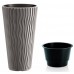 Prosperplast SANDY SLIM Doniczka 29,7cm, 12l, Szary kamień DPSP300