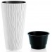 Prosperplast SANDY SLIM Doniczka 34,9cm, 37l, biala DPSP350