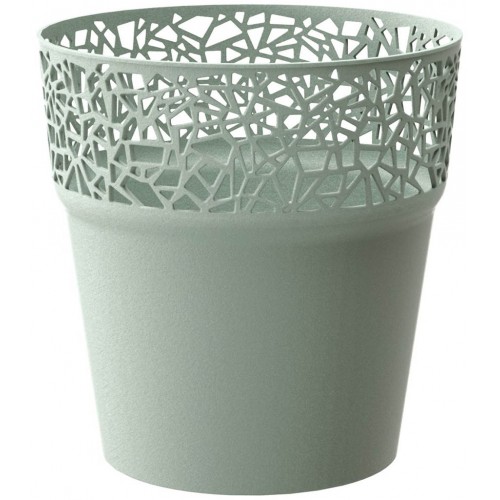 Prosperplast TREE ażurowa osłonka na doniczkę 14,5 cm, szałwia DTRE145 Prosperplast TREE ażurowa osłonka na doniczkę 14,5 cm, szałwia DTRE145