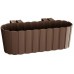 PROSPERPLAST BOARDEE HOOK Doniczka wisząca 38,3x21,2x13 cm, brązowy DDECZ400