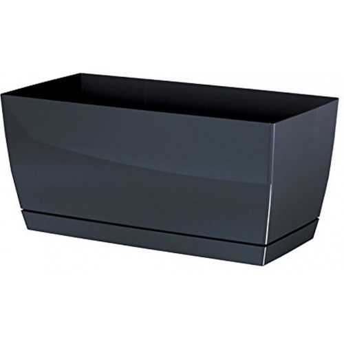 Prosperplast COUBI Doniczek z miską 39x18,2x19cm grafit DUPP400 Prosperplast COUBI Doniczek z miską 39x18,2x19cm grafit DUPP400