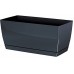 Prosperplast COUBI Doniczek z miską 39x18,2x19cm grafit DUPP400