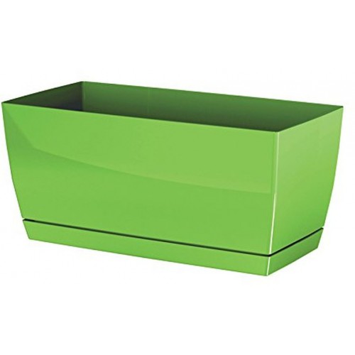Prosperplast COUBI Doniczek z miską 39x18,2x19cm oliwka DUPP400 Prosperplast COUBI Doniczek z miską 39x18,2x19cm oliwka DUPP400