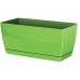 Prosperplast COUBI Doniczek z miską 39x18,2x19cm oliwka DUPP400