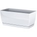 Prosperplast COUBI Doniczek z miską 39x18,2x19cm biały DUPP400
