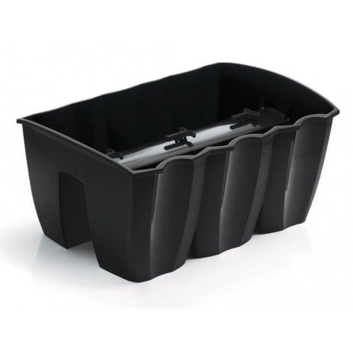 Prosperplast CROWN Doniczka na balustradę 39 x 28 x 20cm, 12l, antracyt DCRO400 Prosperplast CROWN Doniczka na balustradę 39 x 28 x 20cm, 12l, antracyt DCRO400
