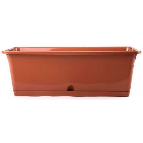 Prosperplast CAMELIA skrzynka z miską 40,2x17x14,3cm terakota DCM400