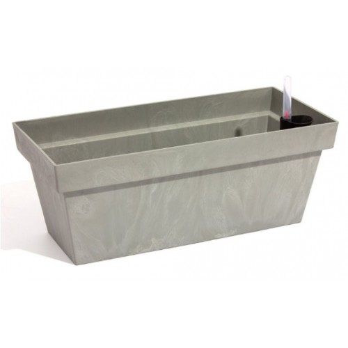 PROSPERPLAST CUBE CASE CONCRETE Skrzynka balkonowa 25,5l, beton DCUC600B