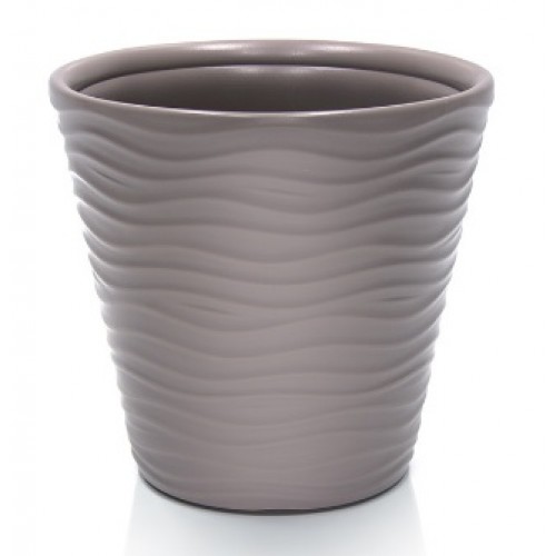 Prosperplast WAVE doniczka 34,2x32,3cm mocca DBWA350