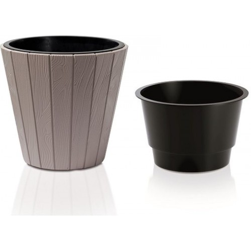 Prosperplast WOODE Doniczka, 48,8x45,7cm, mocca DBWO490
