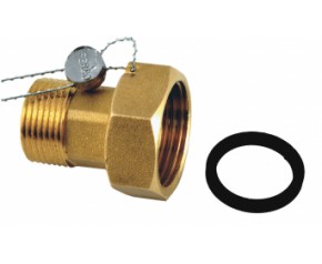 FERRO SG Półśrubunek mosiężny do wodomierza 1/2 "x 3/4" SG11