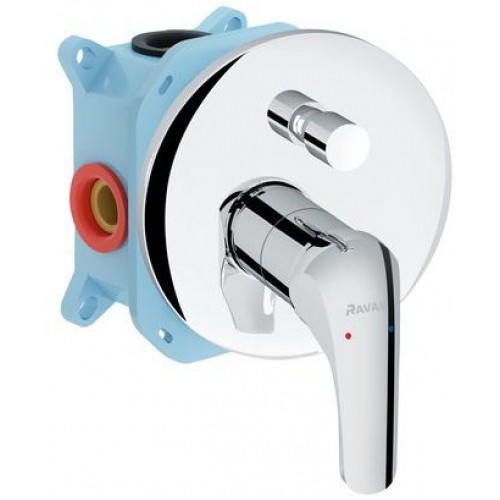 RAVAK ROSA RS 065.00 Bateria podtynkowa z włącznikiem do R-box X070050