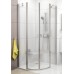 RAVAK CHROME CSKK4-90 Kabina prysznicowa półokrągła biała+transparent 3Q170100Z1