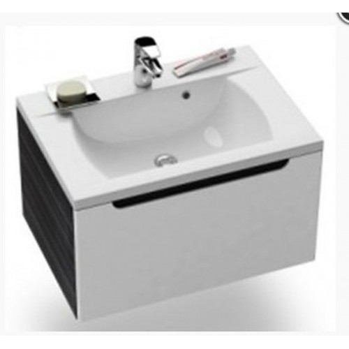 RAVAK szafka umywalkowa SD Classic 700 Strip Onyx+biały X000000244