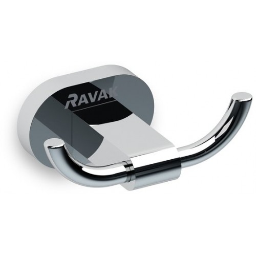 RAVAK CHROME CR 100.00 Wieszak na ręcznik podwójny, X07P186 RAVAK CHROME CR 100.00 Wieszak na ręcznik podwójny, X07P186