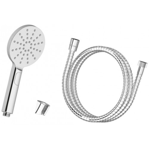 RAVAK 904.00 ZESTAW WANNOWY - SŁUCHAWKA FLAT MGŁA, wąż: 150 cm z wytrzymałego tworzywa X07