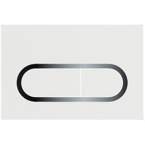 RAVAK CHROME WC Przycisk spłukujący biały X01455