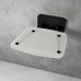 RAVAK OVO-B II-CLEAR/BLACK Siedzisko B8F0000059