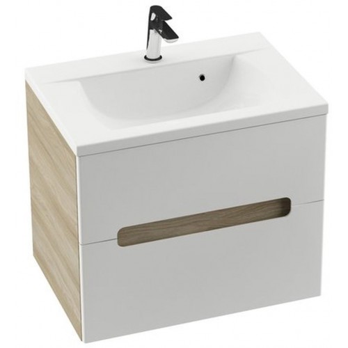 RAVAK SD CLASSIC II Szafka podumywalkowa 80 x 49 x 47 cm, cappuccino, lewa X000000913