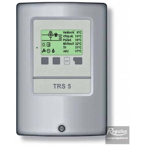 REGULUS TRS5 - regulator 1 obiegu grzewczego i przygotowania ciepłej wody 9057