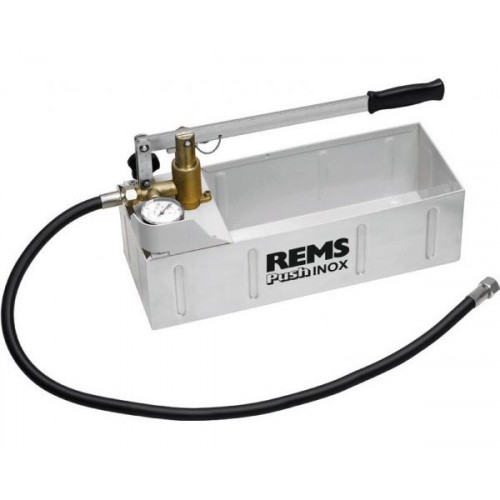 REMS Ręczna pompa z manometrem Push Inox 115001