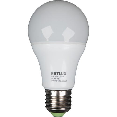 RETLUX RLL 14 Żarówka LED A60 8W E27 50000983