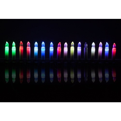 RETLUX RXL 41 Oświetlenie świąteczne 16 LED CANDLE 1,6 + 1,5M RBG kolorowe 50001798