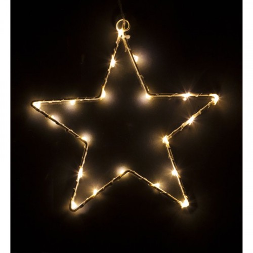 RETLUX RXL 60 Oświetlenie świąteczne, gwiazda 20 LED STAR WW BAT ciepła biel 50001813